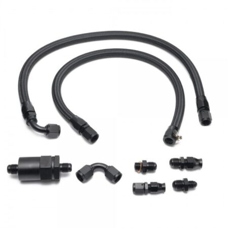 H Series Tucked Fuel Line Kit For Honda Acura Feed Return Line H22 H23 Prelude