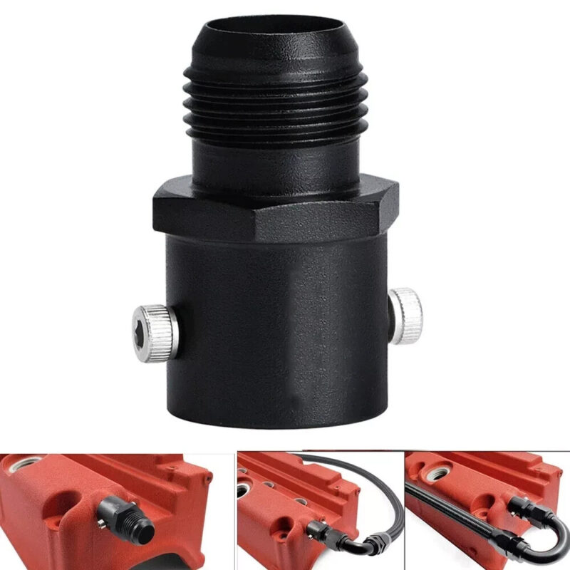 AN10 Oil Catch Can Breather Adapter Aluminum 19mm Honda AcuraK20 K24 RSX TSX