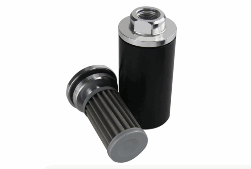 100 Micron Inline Fuel Filter High Flow Cleanable With 6AN 8AN and 10AN Fitting - Image 4