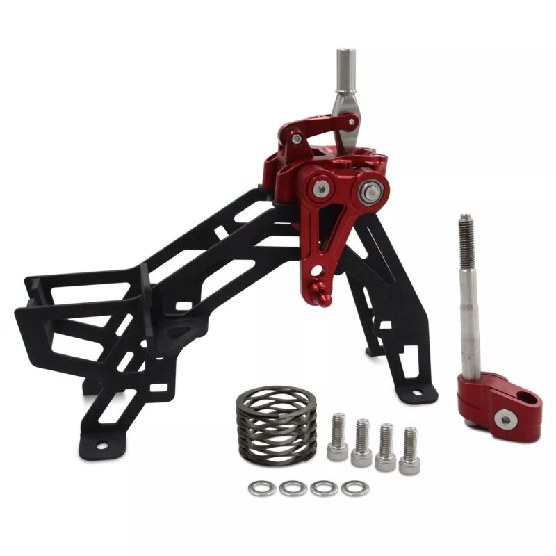 Adjustable Short Shifter Assembly Dust Red for 16-21 Honda Civic Si FK8 6MT