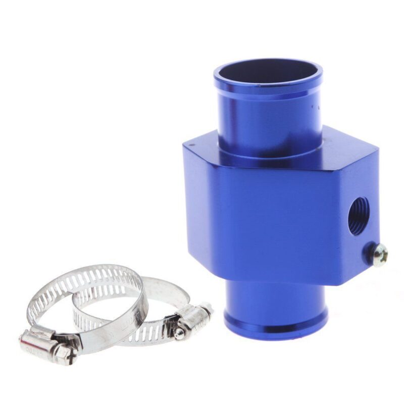 38mm Radiator Hose Water Temperature Gauge Sensor Adapter With 1/8 NPT Threads