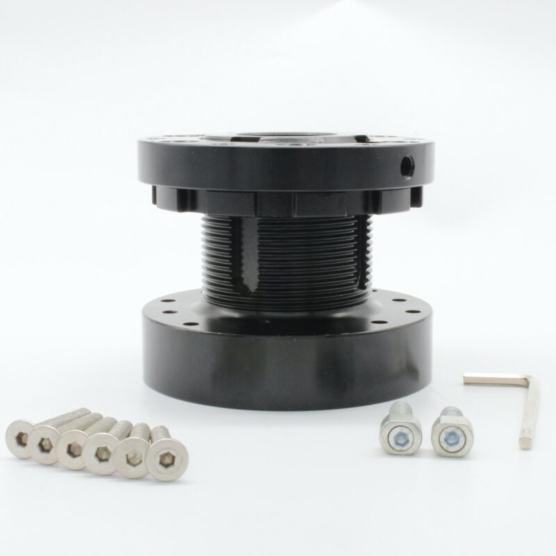 Aluminum 6 Bolt Adjustable Steering Wheel Hub Adapter