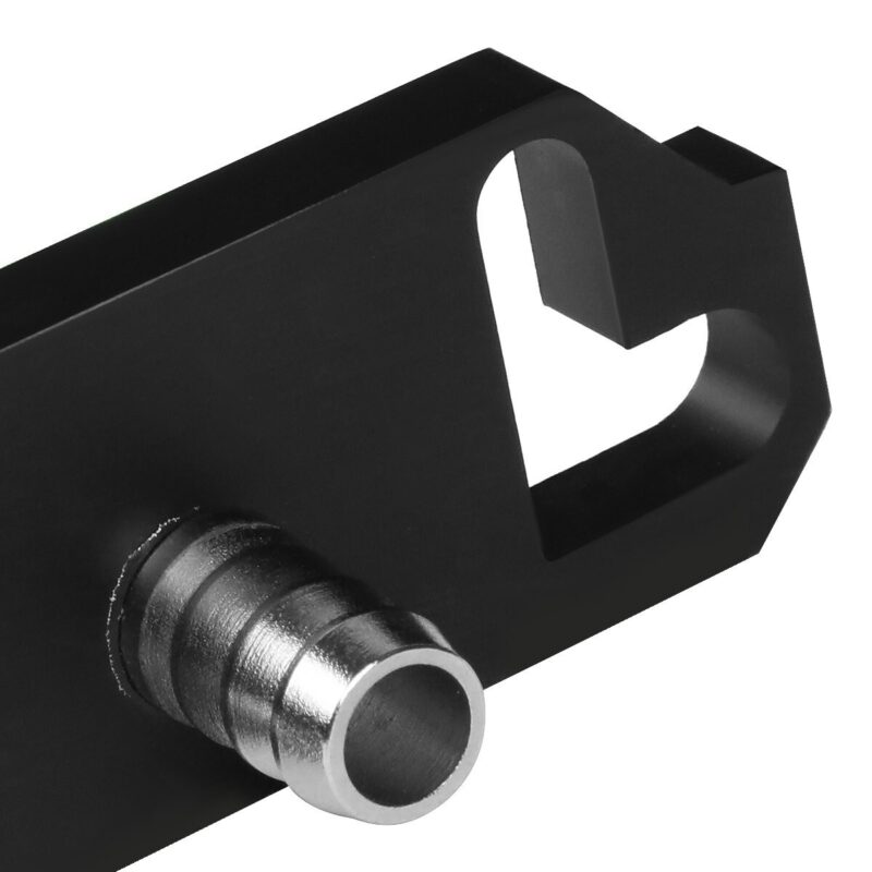 Honda Acura Fuel Pressure Regulator Adapter Connector Aluminum Black Barbed - Image 4