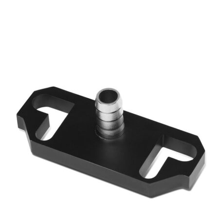 Honda Acura Fuel Pressure Regulator Adapter Connector Aluminum Black Barbed