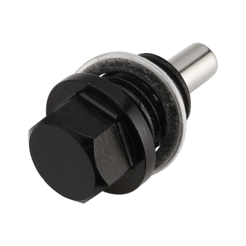 M14x1.5 Universal Magnetic Oil Drain Plug Aluminum With Crush Washer - Image 3