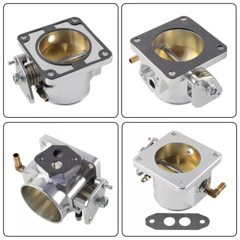 86-93 Ford Mustang GT Cobra LX 5.0 SL 75mm Throttle Body High Performance Billet - Image 7